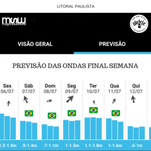 Previsão Ondas Litoral Paulista - VEJA AQUI!