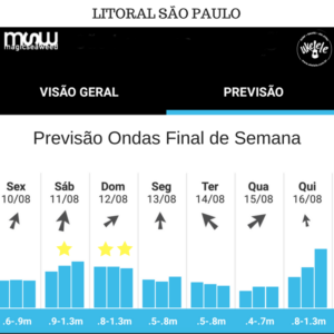 Previsão Ondas Litoral Paulista - VEJA AQUI!