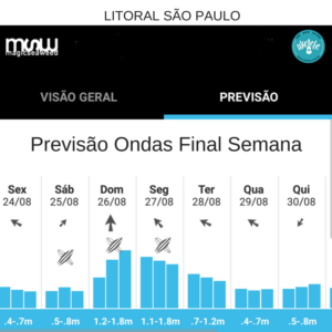 Previsão Ondas Litoral Paulista - VEJA AQUI!