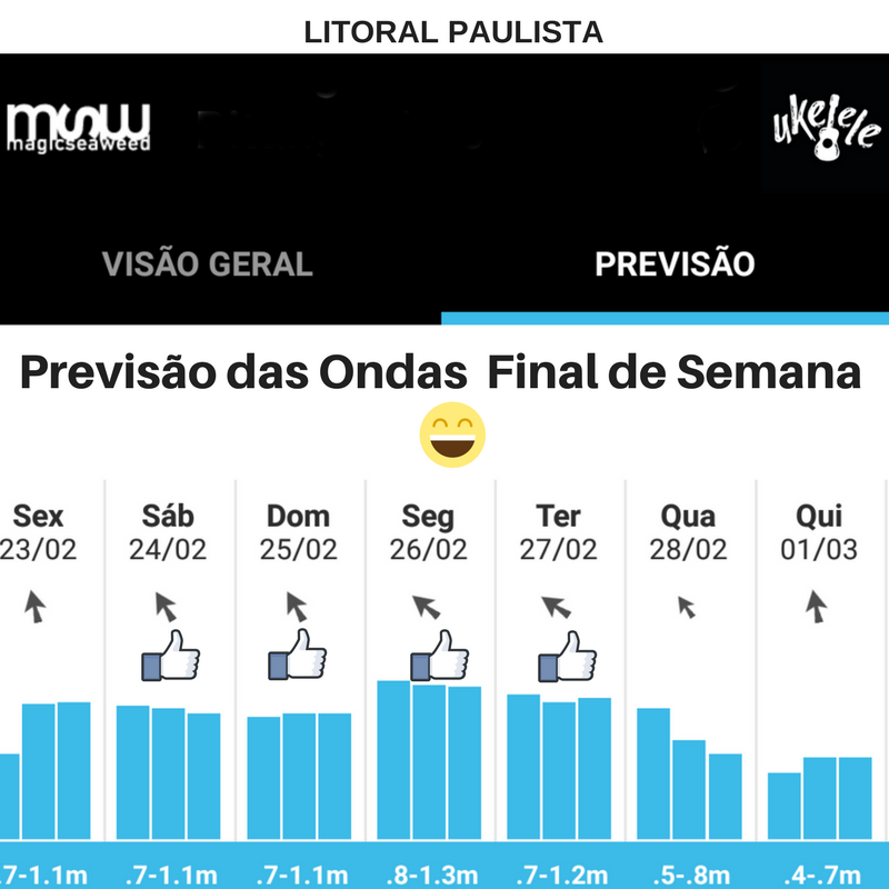 Previsão Ondas Litoral São Paulo Final de Semana